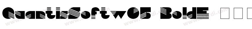 QuantisSoftw05 BoldE字体转换